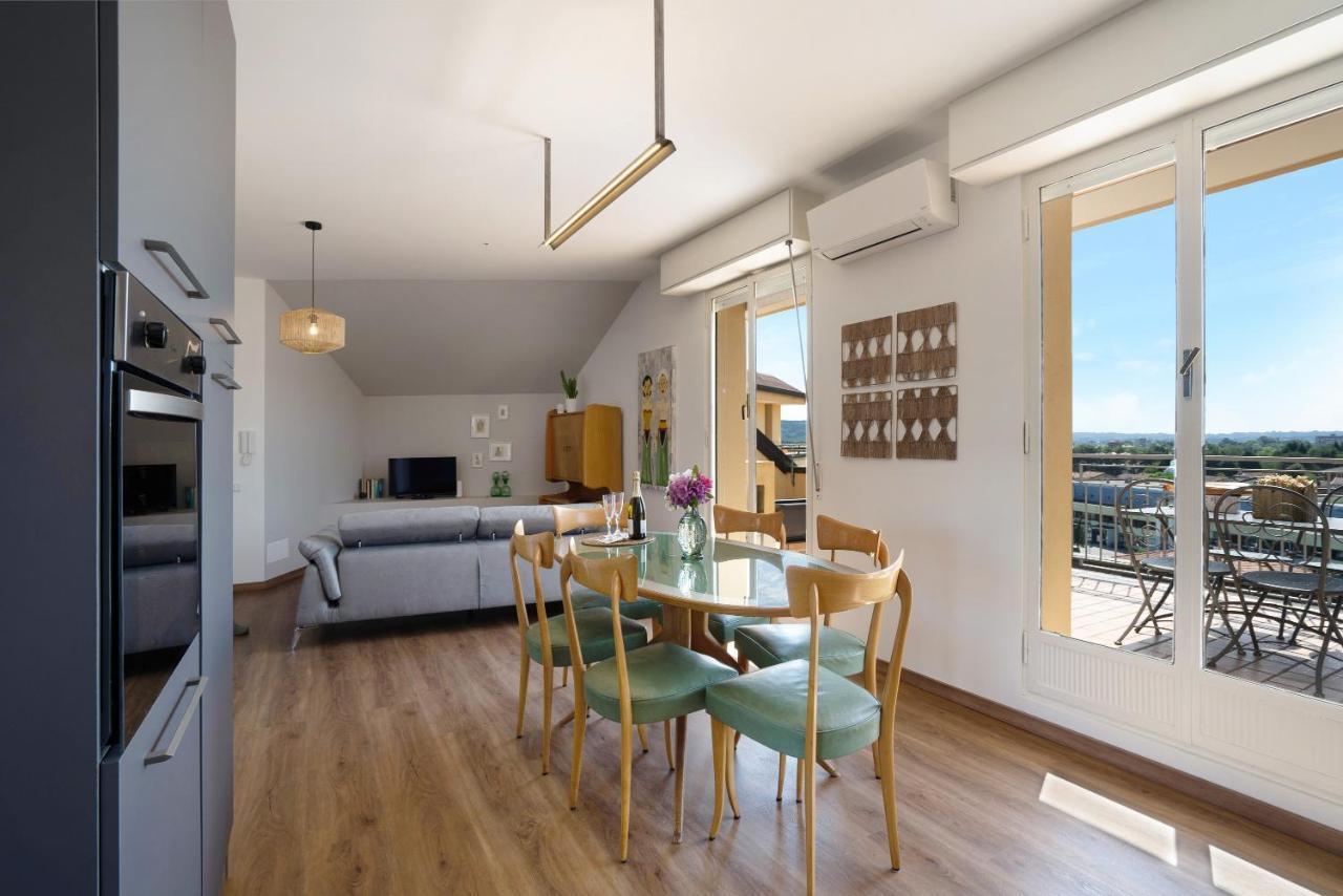 La Casa Del Riccio Apartman Arona Kültér fotó